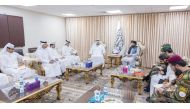 Minister of State at the Ministry of Foreign Affairs H E Dr. Mohammed bin Abdulaziz bin Saleh Al Khulaifi  meeting Afghan caretaker officials in Kabul yesterday. 