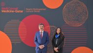 Dr. Javaid Sheikh and Dr. Rainu Kaushal at the inaugural Dean’s Distinguished Lecture Series event.