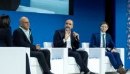 From left: presenter Rawaa Auge, Dr. Sanjay Chawla, Dr. Mohammed Ghaly and Dr. Barry Solaiman

