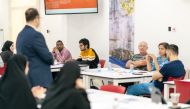A workshop on  HR and Global Business Communications organised by AFG College with the University of Aberdeen.