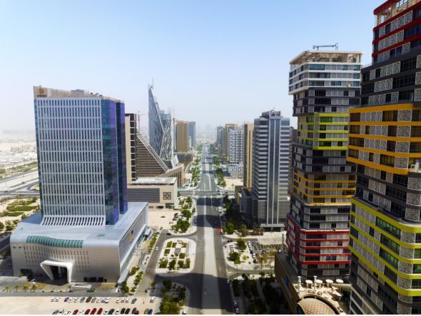 File photo of skyline in Qatar