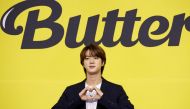 File: K-pop boy band BTS member Jin