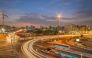 File photo of Qatar's bank street.