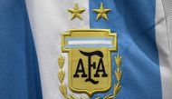 Jersey of the Argentina national football. AFP file photo by Franck Fife