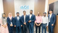 AAGE International officials at the new premises.