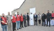 Officials during the launch of new livelihood projects by QRCS for IDPs, refugees, and host community in Iraqi Kurdistan.