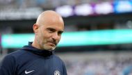 Head coach Enzo Maresca of Chelsea looks on during a pre-season friendly match against Real Madrid at Bank of America Stadium on August 06, 2024 in Charlotte, North Carolina. Photo by GRANT HALVERSON / GETTY IMAGES NORTH AMERICA / Getty Images via AFP