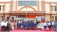 Guests, staff and students of the school during the ceremony.