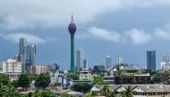 Clouds loom over the sky of Sri Lanka's capital Colombo on August 20, 2024. (Photo by Ishara S. KODIKARA / AFP)
