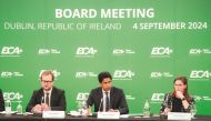 Nasser Al Khelaifi chaired the European Club Association Board meeting on Wednesday in Dublin, Ireland.