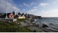 The Colonial Harbour area is seen in Nuuk, Greenland on August 30, 2024. Photo by James BROOKS / AFP.