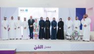 Officials during the closing ceremony of the “Art Lab” organised by Dreama Center in collaboration with Unesco.