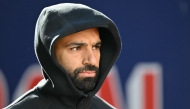 Liverpool's Egyptian striker #11 Mohamed Salah arrives ahead of the English Premier League football match between Crystal Palace and Liverpool at Selhurst Park in south London on October 5, 2024. (Photo by Glyn KIRK / AFP) 