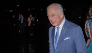 Britain's King Charles III arrives at Sydney International Airport in Sydney on October 18, 2024, for a six-day royal visit with Queen Camilla to Sydney and Canberra. (Photo by Brook Mitchell / POOL / AFP)