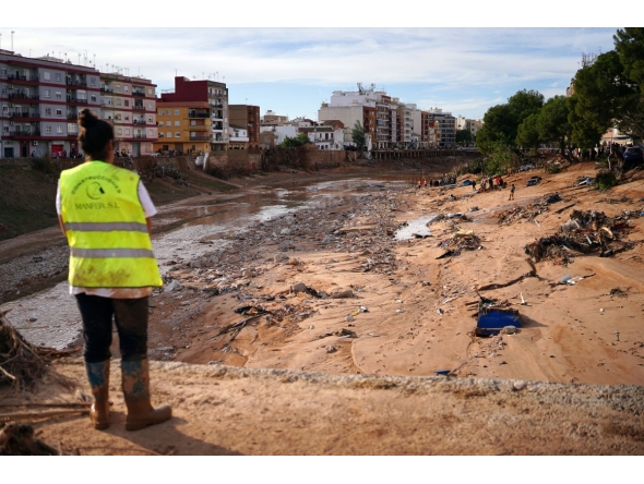 File photo of flooding in Spain in 2024
