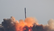 The SpaceX Starship lifts off from Starbase near Boca Chica, Texas, on November 19, 2024, for the Starship Flight 6 test. (Photo by Chandan Khanna / AFP)