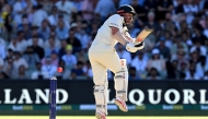 Australian batsman Travis Head plays a shot on the second day of the second Test cricket match between Australia and India at the Adelaide Oval in Adelaide on December 7, 2024. (Photo by William West / AFP) 
 