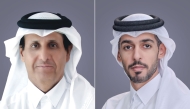 Sheikh Hamad bin Faisal Al-Thani (left) and Salem Al Mannai.