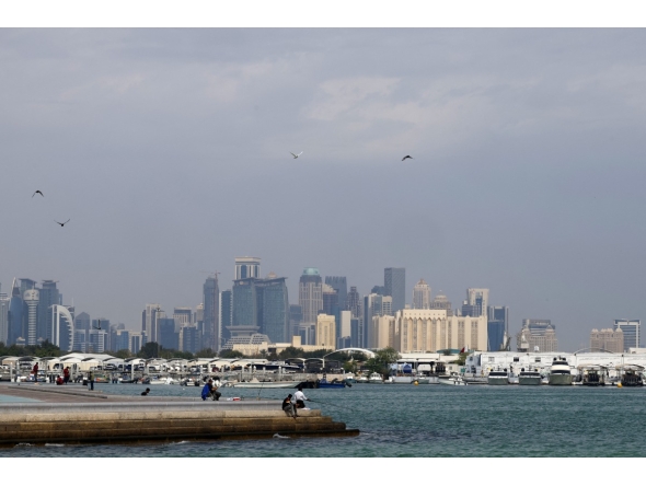 Representational file photo of Doha skyline. AFP.