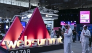 People attend the Web Summit Qatar in Doha, Qatar, Feb. 25, 2025. Photo by Nikku/Xinhua