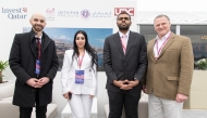 Senior Business Development Officer at Qetaifan Projects, Khalid Al Jassim with other officials during the MIPIM 2025.