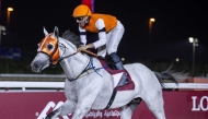 Pierre Charles Boudot guides Mutamarrid towards the finish line.