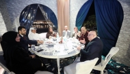 Officials during Hope Ghabqa organised by Qatar Cancer Society. 