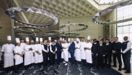 Alain Ducasse with the Team at IDAM.