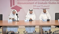 OU officials during the press conference to announce the awards.