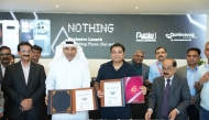 Sajed Sulaiman, Vice Chairman and Managing Director of Jumbo Electronics; Rishi Gupta, Regional Director: Middle East & Africa – Nothing; with Jumbo Electronics team during the agreement signing ceremony.