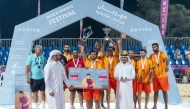 Shabab Al Doha won the Beach Football Tournament.