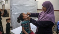 A Palestinian receives treatment at a United Nations Relief and Works Agency for Palestine Refugees in the Near East (UNRWA) health center, west of Gaza City, amid a shortage of medicine due to Israel's continued closure of the border crossings in the Gaza Strip, on April 28, 2025. (Photo by Rizek Abdeljawad/Xinhua)