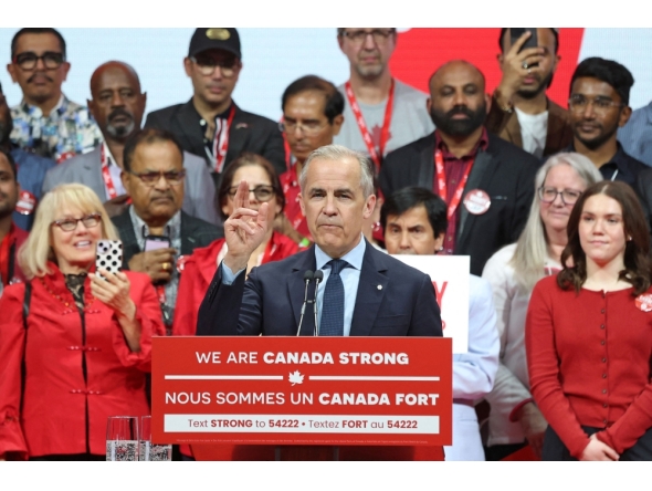 File photo of Canadian Prime Minister Mark Carney. AFP.