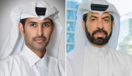 Vice Chairman and Managing Director of Aamal, Sheikh Mohamed bin Faisal Al Thani (left) and CEO of Aamal, Rashid Al Mansoori.