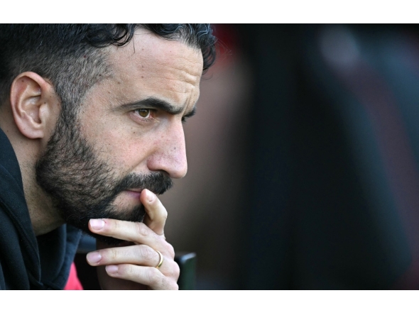 File photo of Manchester United head coach Ruben Amorim. AFP.