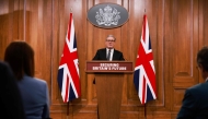 Britain's Prime Minister Keir Starmer delivers a speech during a press conference at the media briefing room of 9 Downing Street, central London, on May 12, 2025 ahead of the publication of the Government's Immigration White Paper. (Photo by Ian Vogler / POOL / AFP)
