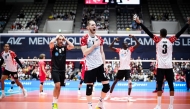 Al Rayyan players react during the semi-final yesterday.