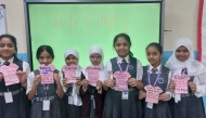 Students during Anti-Bullying Awareness Campaign.