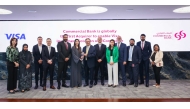 Commercial Bank and Visa officials during the event. 