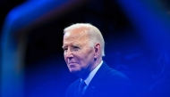 (Files) Former US President Joe Biden attends a Department of Defense Commander in Chief Farewell Ceremony at Joint Base Myers-Henderson Hall in Arlington, Virginia, on January 16, 2025. (Photo by Roberto Schmidt / AFP)