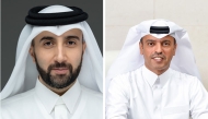 QIA CEO, Mohammed Saif Saeed Al Sowaidi (left) and QNB Group CEO, Abdulla Mubarak Al Khalifa.