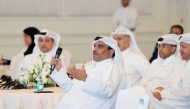 MECC Assistant Undersecretary for Protection and Natural Reserves Affairs Dr. Ibrahim Abdul Latif Al-Musallami speaking at the workshop.