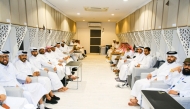 A cross section of pilgrims from Qatar.