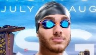 Team Qatar swimmer Ali Sayed 