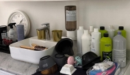 Some of the seized expired products.