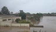 This photo taken on June 10, 2025 shows an area submerged by floodwaters in the Eastern Cape Province, South Africa. ( Photo by South Africa's Eastern Cape provincial government/Handout via Xinhua)