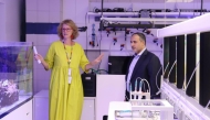 Minister of Environment and Climate Change H E Dr. Abdullah bin Abdulaziz bin Turki Al Subaie visiting the Marine Environment Laboratories of IAEA in Monaco.