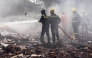 Firefighters work at the site where the Air India flight 171 crashed in a residential area near the airport in Ahmedabad. AFP file photo.