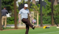 Co-Owner David Beckham of Inter Miami CF attends the Training/Press Conference ahead of their FIFA Club World Cup 2025 match between Inter Miami CF and Al Ahly at Florida Blue Training Center on June 13, 2025 in Fort Lauderdale, Florida. Chris Arjoon/Getty Images/AFP 