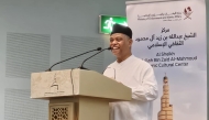 Ambassador of Indonesia to Qatar H E Ridwan Hassan speaking at the event.